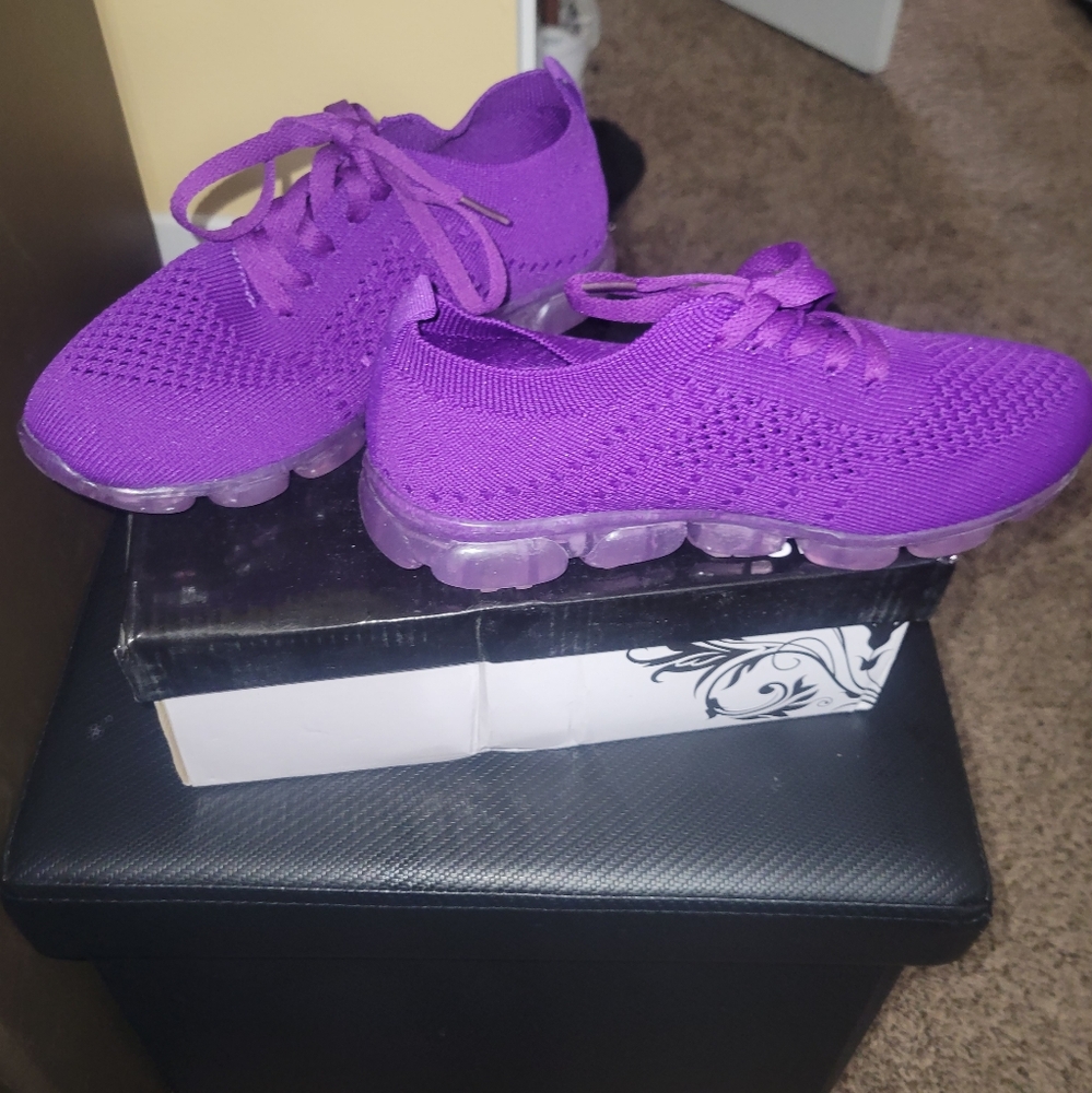 Purple Casual Sneakers